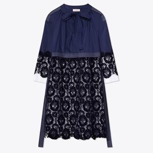 Tory Burch NWT Navy Lace Dress